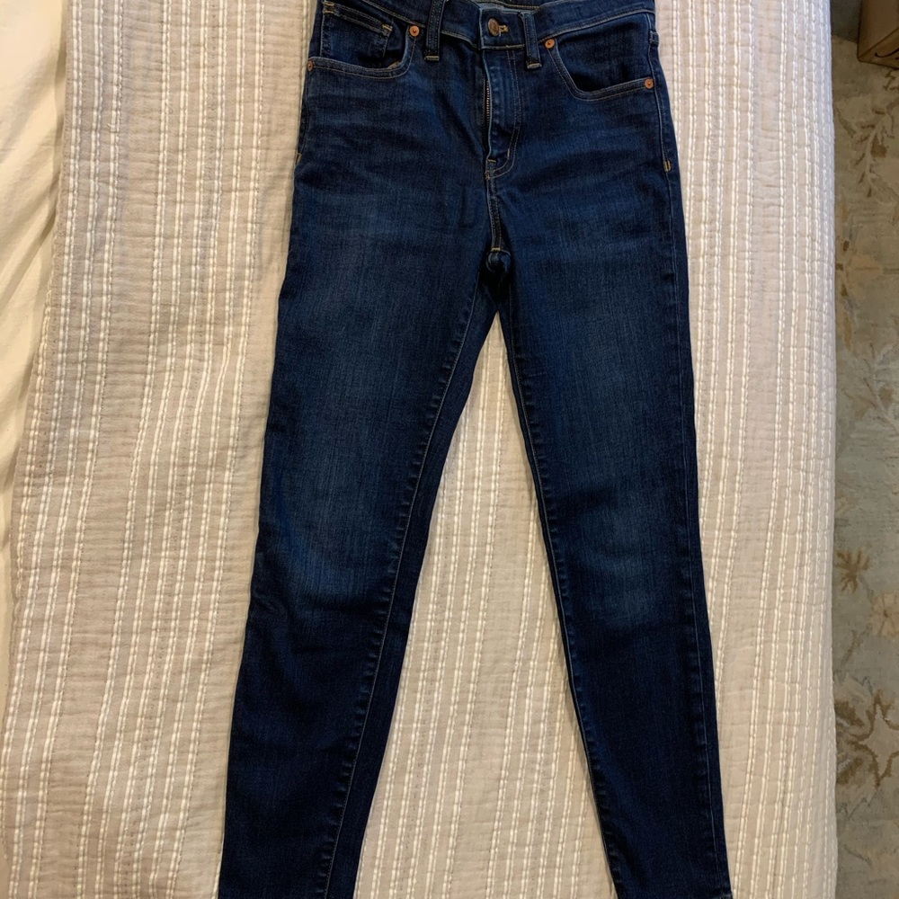 Madewell Dark Was Skinny Jeans